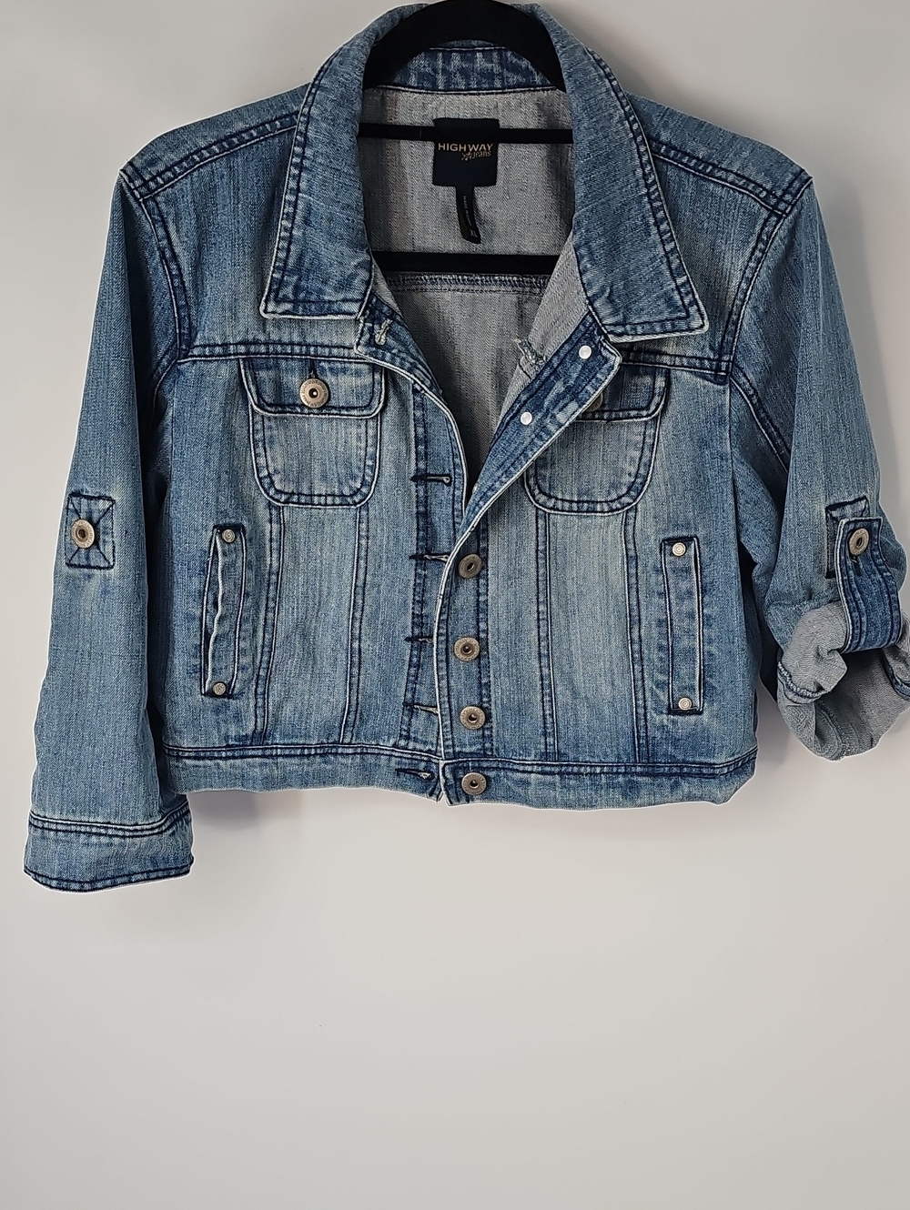 Highway Jeans Cropped Jacket Sz:XL